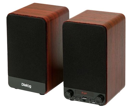  Акустические колонки 2.0 Dialog Jazz AJ-13 BROWN 