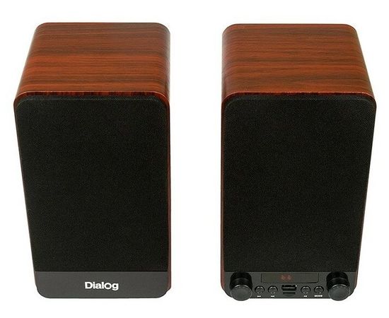  Акустические колонки 2.0 Dialog Jazz AJ-13 BROWN 