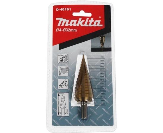  Сверло Makita D-40191 по металлу Дл=102мм (1пред.) для дрелей 
