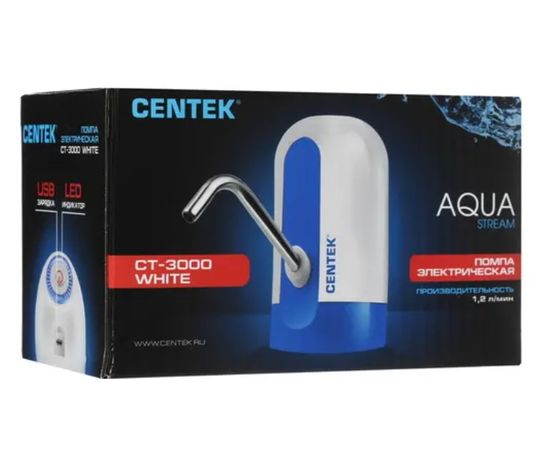 Помпа для воды CENTEK CT-3000 White 