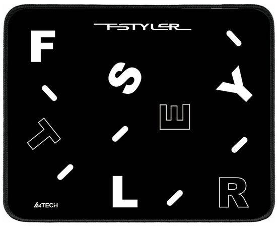  Коврик для мыши A4Tech FStyler FP25 черный/белый 250x200x2мм 