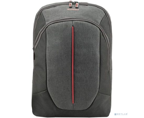  Сумка SUMDEX PON-263GY (полиэстр серый до 15,6") 