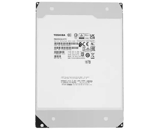  HDD Toshiba MG08SCA16TE SAS 16Tb 3.5" Server 7200 12Gbit/s 512Mb 