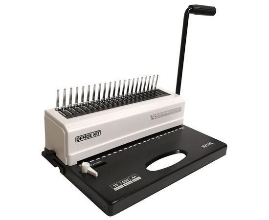  Переплетчик Office Kit B2115L A4/перф.15л.сшив/макс.450л./пластик.пруж. (4.5-51мм) 