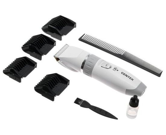  Машинка для стрижки CENTEK CT-2106 (белый/серый) 