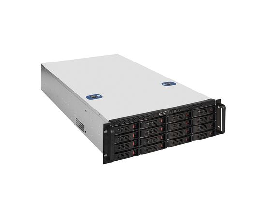  Корпус ExeGate Pro 3U660-HS16 EX281234RUS RM 19", высота 3U, глубина 660, без БП, 16xHotSwap, USB 