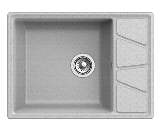  Мойка GranFest Vertex GF-V-680L мрамор, серый 