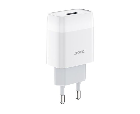  Адаптер Сетевой Hoco C72A 1USB/5V/2.1A (white) 