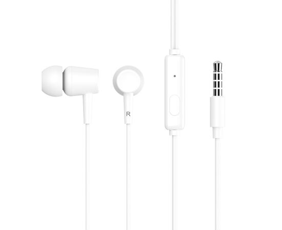  Проводные наушники с микрофоном внутриканальные Celebrat G13 (white) 