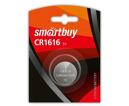 Элемент литиевый Smart Buy CR1616 (1-BL) (12/720) (115869) 