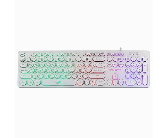 Клавиатура Dialog KGK-16U Gan-Kata (white) игровая с подсветкой 