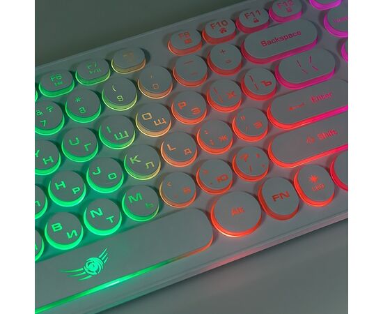  Клавиатура Dialog KGK-16U Gan-Kata (white) игровая с подсветкой 