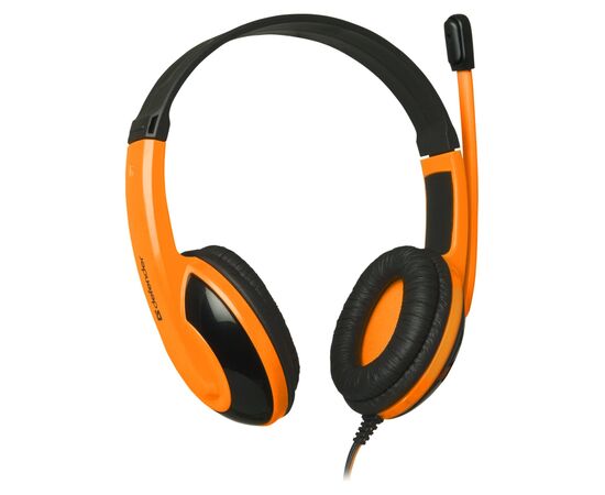 Компьютерная гарнитура Defender G-120 Warhead 2x3,5 mm jack (black/orange) 