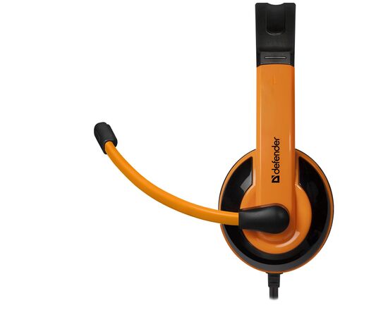  Компьютерная гарнитура Defender G-120 Warhead 2x3,5 mm jack (black/orange) 