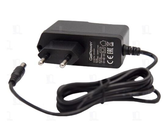  Блок питания GoPower 2.0A 12V 5,5x2,5/12мм для ресивера Триколор ТВ и НТВ+ (1/100) 