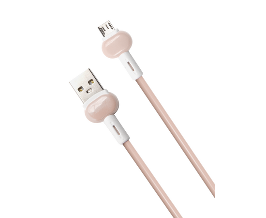  Дата-Кабель Red Line Candy USB - Micro USB, розовый 
