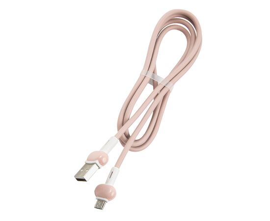  Дата-Кабель Red Line Candy USB - Micro USB, розовый 