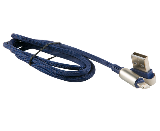  Дата-Кабель Red Line Loop USB - Lightning, синий 