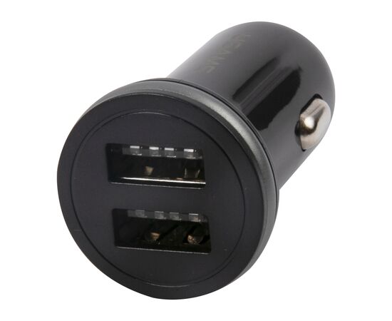  АЗУ USAMS 2 USB (модель US-CC050), 2.4А, черный (CC50GC01) 