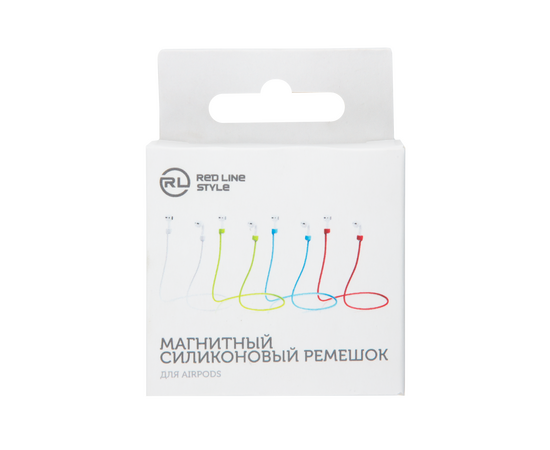  Магнитный силиконовый ремешок для Airpods Red Line, зеленый 