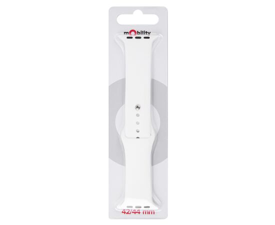  Ремешок для Apple watch - 42-44 mm, mObility, белый 