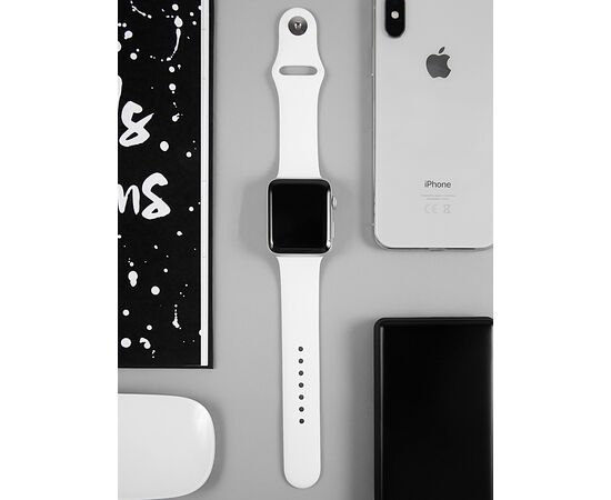  Ремешок для Apple watch - 42-44 mm, mObility, белый 