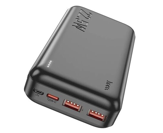  Внешний аккумулятор Hoco J101A 20000mAh 2USB/Type-C (black)(212729) 