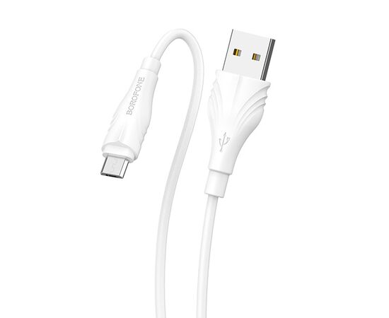  Кабель USB - micro USB Borofone BX18 Optimal, 100 см, (white) 2А (white) (122957) 