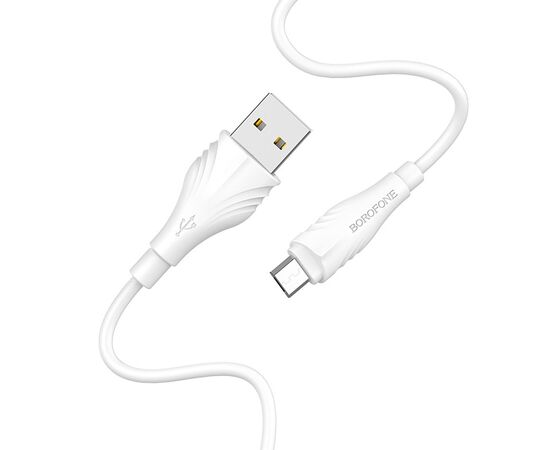  Кабель USB - micro USB Borofone BX18 Optimal, 100 см, (white) 2А (white) (122957) 