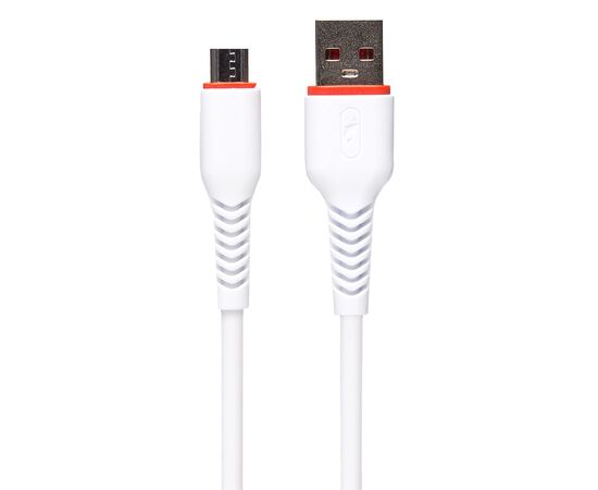  Кабель USB - micro USB SKYDOLPHIN S54V 2,4А (white) (206468) 