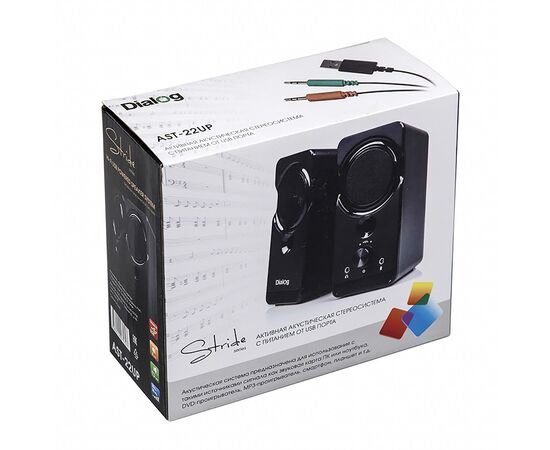  Компьютерная акустика Dialog Stride AST-22UP (black) (115136) 