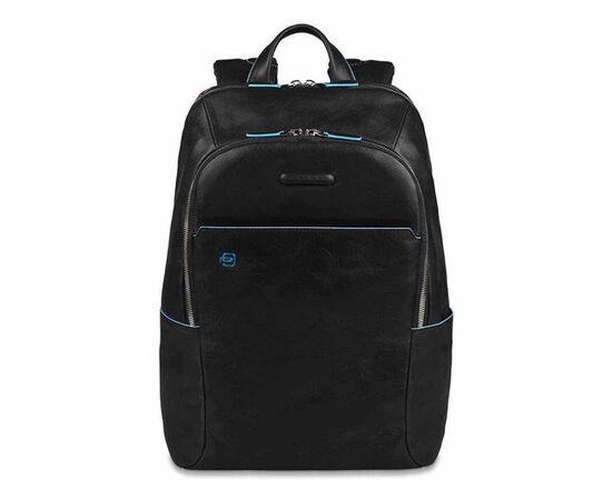  Рюкзак унисекс Piquadro Blue Square CA3214B2/N черный натур.кожа 
