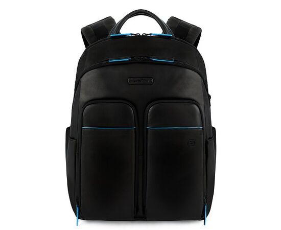  Рюкзак мужской Piquadro Blue Square CA5574B2V/N черный натур.кожа 