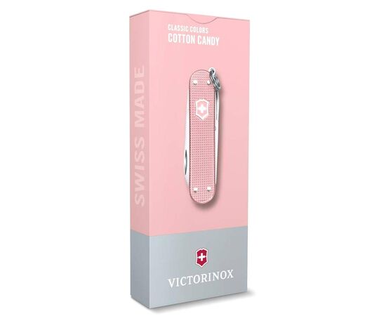  Нож перочинный Victorinox Classic Cotton Candy (0.6221.252G) 58мм 7функц. карт.коробка 