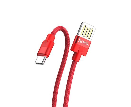  Кабель USB - Type-C Hoco U55 Outstanding 2,4А (red) (102236) 