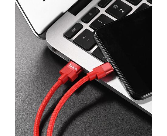  Кабель USB - Type-C Hoco U55 Outstanding 2,4А (red) (102236) 