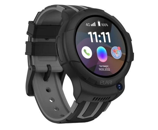  Детские умные часы телефон Elari Kidphone 4G Wink черный 