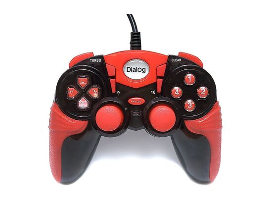  Геймпад Dialog Action GP-A15 для ПК (black/red) (65675) 