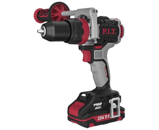  Дрель ударная бесщеточная аккумуляторная P.I.T. PSB20H-13C/2 X-Driver (20В, 110Нм, мет патрон 13мм, 2ск,2АКБ,ЗУ,кейс) 