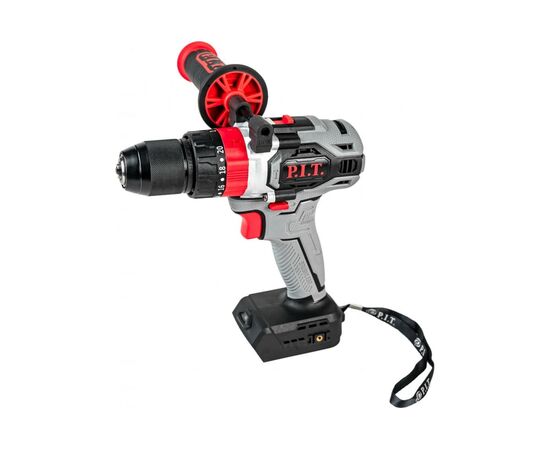  Дрель ударная бесщеточная аккумуляторная P.I.T. PSB20H-13C/2 X-Driver (20В, 110Нм, мет патрон 13мм, 2ск,2АКБ,ЗУ,кейс) 