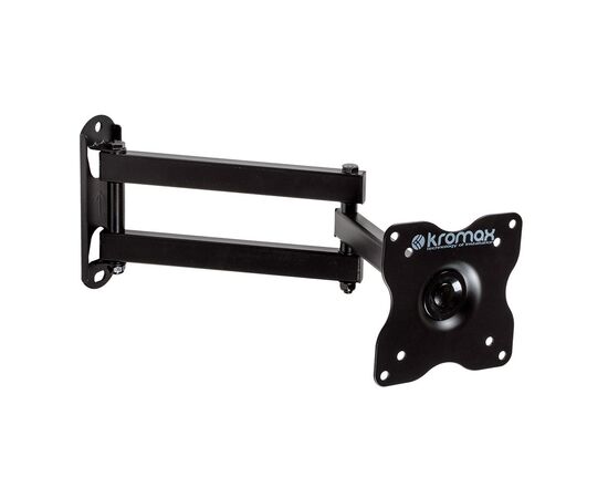  15"-28" Кронштейн Kromax DIX-15 Наклонно-поворотный черный  макс.30кг 