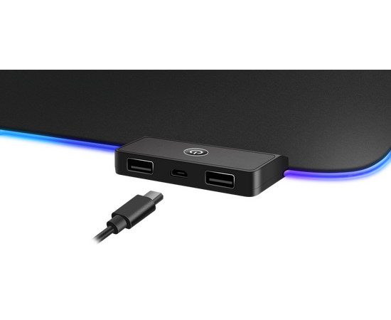  Коврик для мыши DEFENDER XXL Hub Light (50010) Black 