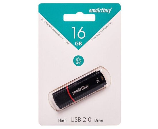  Флэш накопитель USB 16 Гб Smart Buy Crown (black) (21458) 