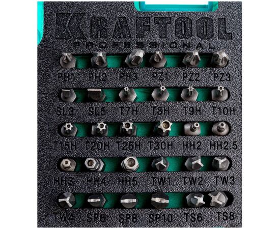  Набор отверток и насадок Kraftool X-Drive-50 (25815) 50 предметов 