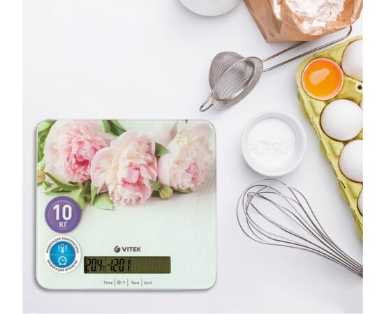  Весы кухонные Vitek VT-2414 цветы 