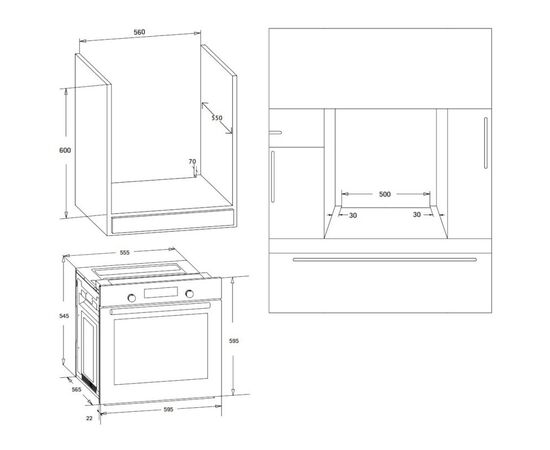  Духовой шкаф KORTING OKB 370 CMB 