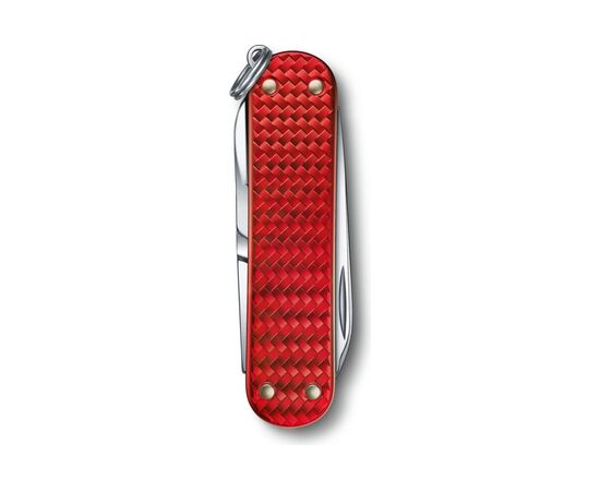  Нож перочинный Victorinox Classic Precious Alox (0.6221.401G) 58мм 5функц. красный 