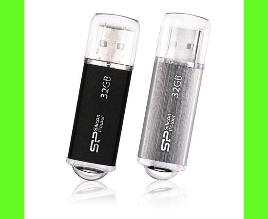  Flash Drive 32G USB 2.0 SiliconPower Ultima II Silver (SP032GBUF2M01V1S) 