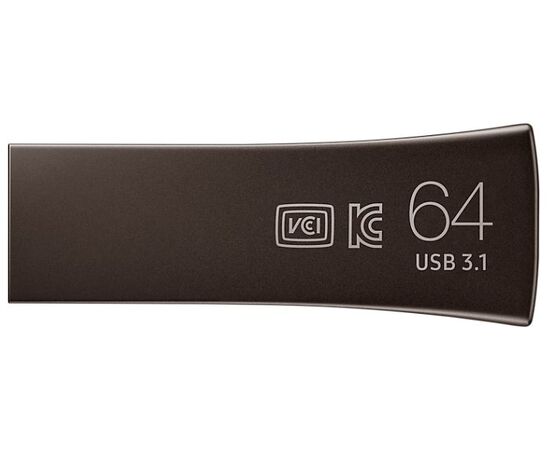  USB-флешка 64GB 3.1 Samsung BAR gray (MUF-64BE4/APC) 