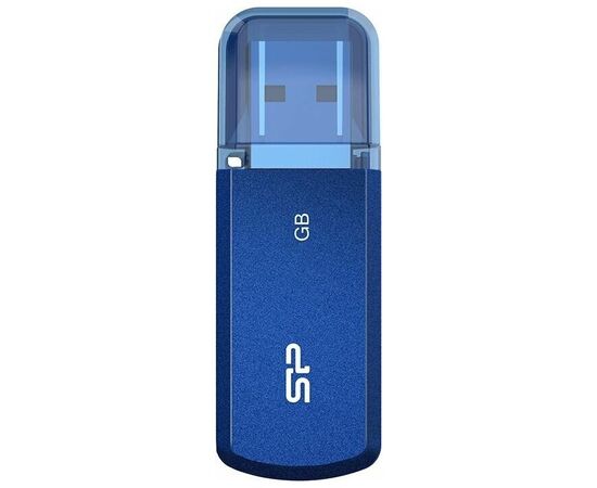  USB-флешка Silicon Power Helios 202 (SP128GBUF3202V1B) 128Gb USB 3.2, Голубой 